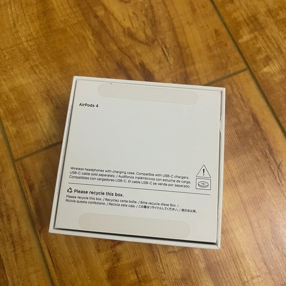 (Empty box only) Apple AirPods 4 Wireless Earbuds